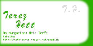 terez hett business card