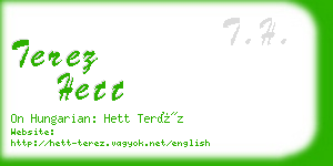 terez hett business card
